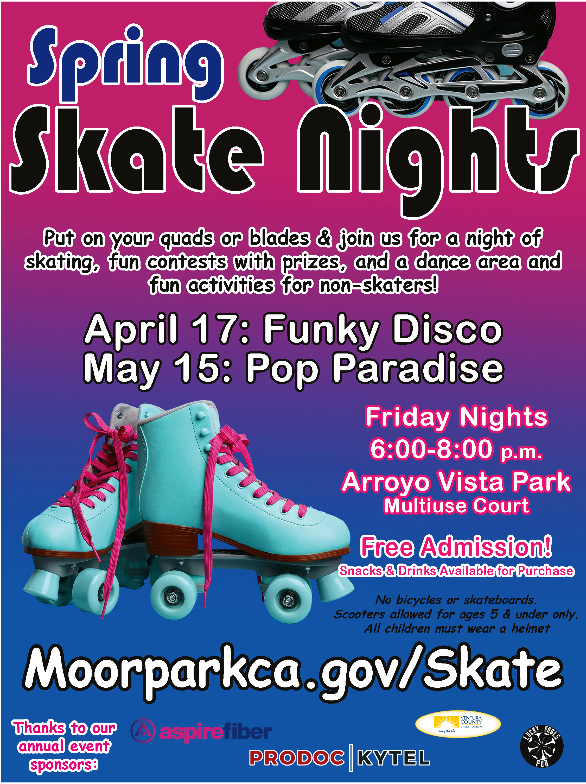 Skate Night Sp 2026 Flyer