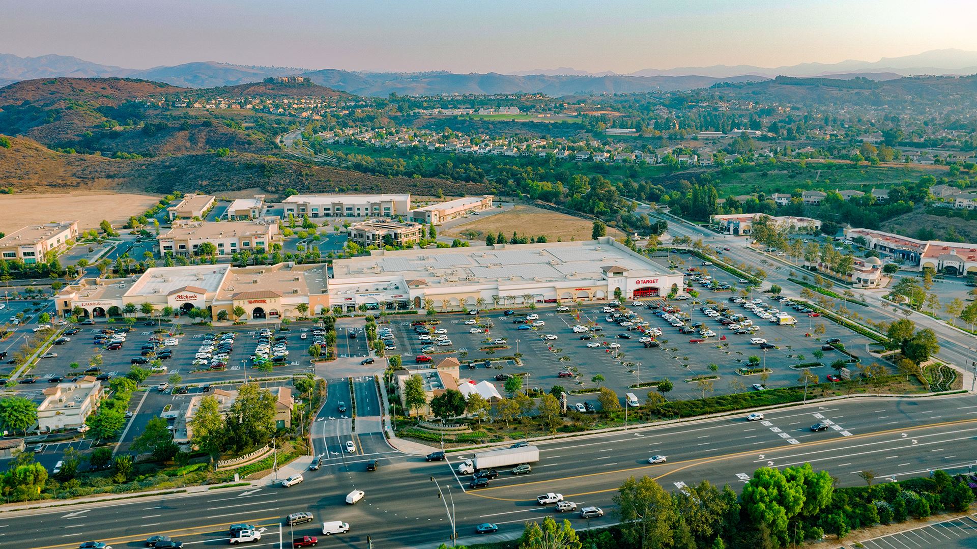 Aerial View of Moorpark Marketplace
